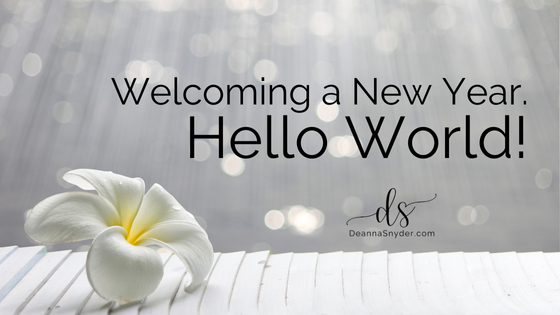 Welcoming a New Year.  Hello World!